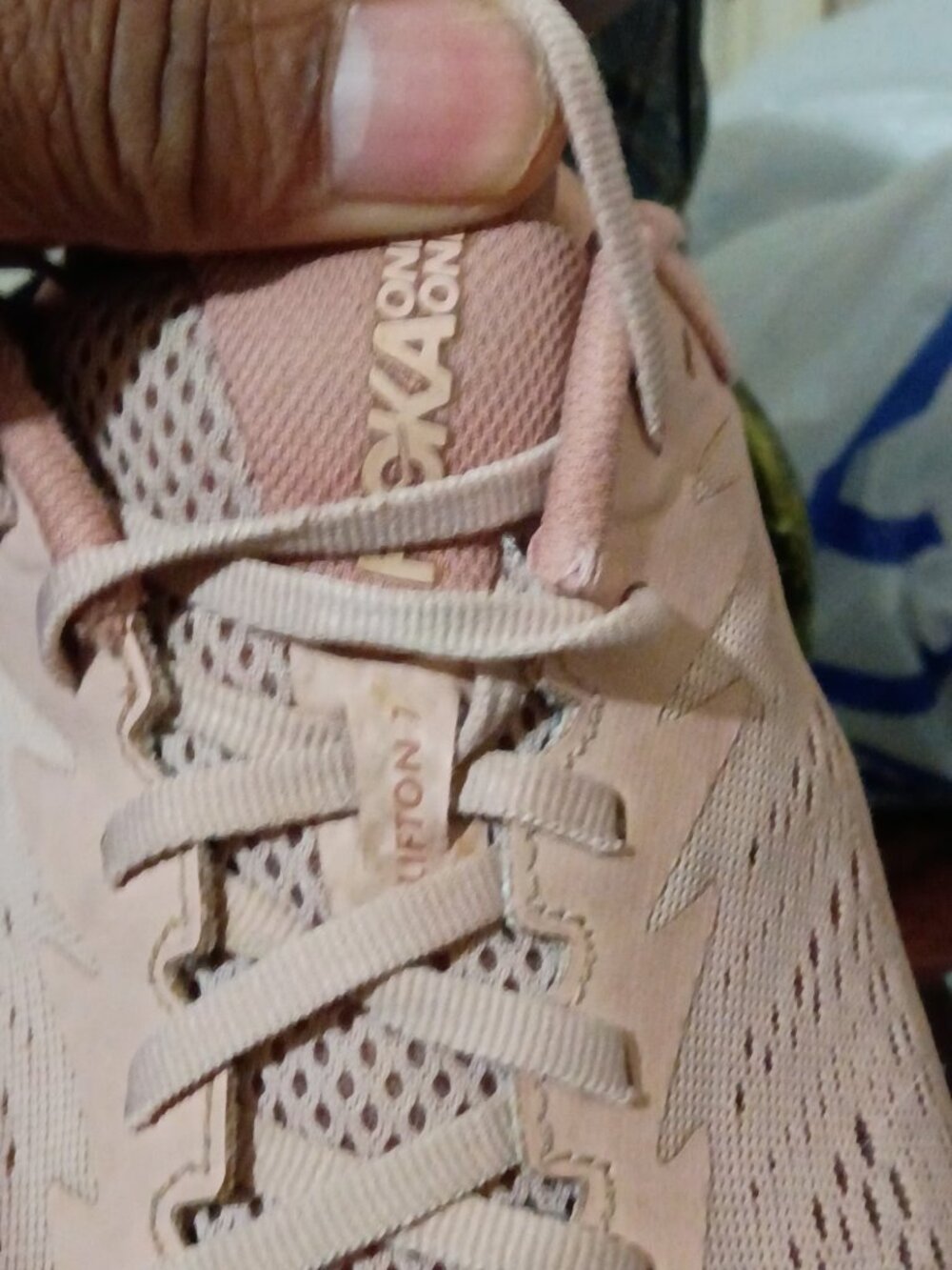 Hoka One One Clifton 7 Women's Sneakers Women's Size 11B 1110509 Pale Mauve - Picture 6 of 15